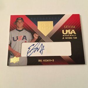 2008 USA Junior National Team Eric Hosmer 137/150 Autograph UE-6